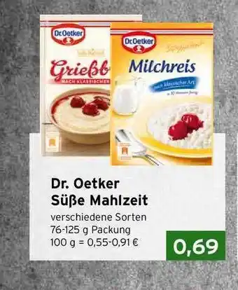 CAP Markt Dr Oetker Süße Mahlzeit Angebot