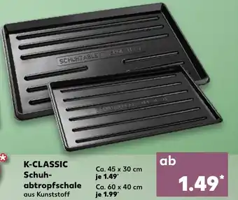 Kaufland K-Classic Schuhabtropfschale Angebot