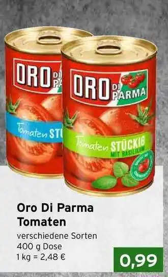 CAP Markt Oro Di Parma Tomaten Angebot