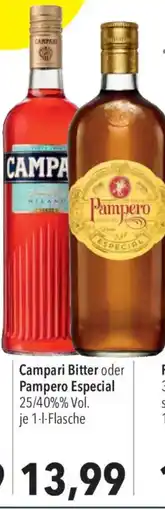 CITTI Markt Campari Bitter oder Pampero Especial Angebot