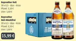 Getränkeland Mayer Bayreuther Hell oder Bayreuther Hell Alkohlfrei Angebot