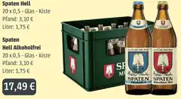 Getränkeland Mayer Spaten Hell oder Spaten Hell Alkoholfrei Angebot