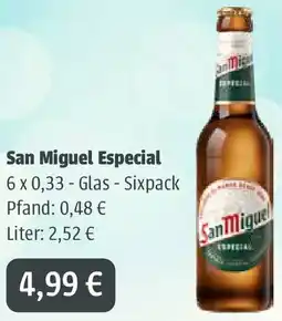 Getränkeland Mayer San Miguel Especial Angebot