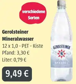 Getränkeland Mayer Gerolsteiner Mineralwasser Angebot