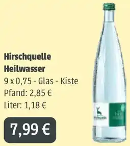 Getränkeland Mayer Hirschquelle Heilwasser Angebot