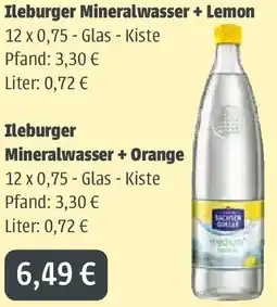 Getränkeland Mayer Ileburger Mineralwasser + Lemon Angebot