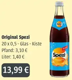 Getränkeland Mayer Original Spezi Angebot