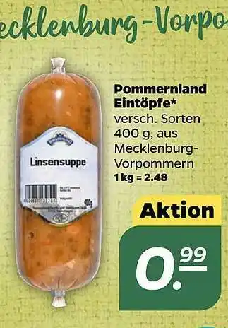 NETTO Pommernland Eintöpfe Angebot