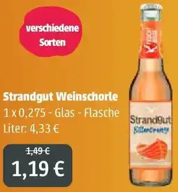 Getränkeland Mayer Strandgut Weinschorle Angebot