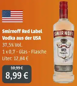 Getränkeland Mayer Smirnoff Red Label Vodka aus der USA Angebot