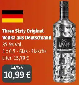 Getränkeland Mayer Three Sixty Original Vodka aus Deutschland Angebot