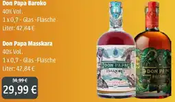 Getränkeland Mayer Don Papa Baroko oder Don Papa Masskara Angebot