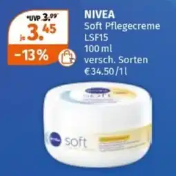 Müller NIVEA Soft Pflegecreme Angebot