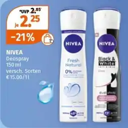 Müller NIVEA Deospray Angebot