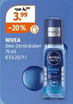 Müller NIVEA Deo-Zerstäuber Angebot