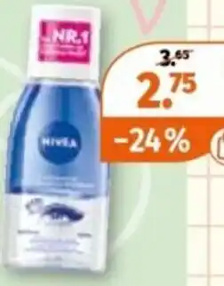 Müller Nivea double effect augen make-up entferner Angebot