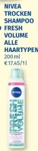 Müller Nivea trocken shampoo fresh volume haartypen Angebot