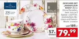 porta GESCHIRR-SET „MARIEFLEUR BASIC“, Bone China Porzellan Angebot