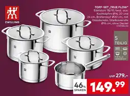 porta TOPF-SET „TRUE FLOW“ ZWILLING Angebot