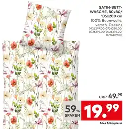porta SATIN-BETTWÄSCHE Angebot