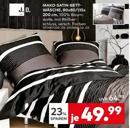 porta J. D. MAKO-SATIN-BETTWÄSCHE Angebot