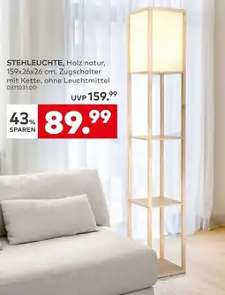 porta STEHLEUCHTE, Holz natur Angebot