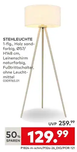 porta STEHELEUCHTE Angebot