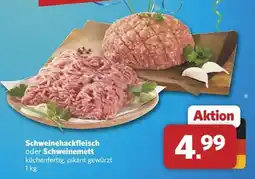 Combi Schweinehackfleisch oder Schweinemett Angebot