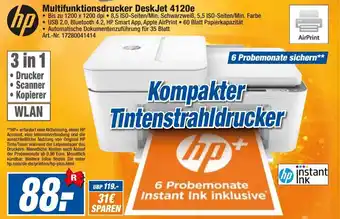 expert Techno Land HP Multifunktionsdrucker DeskJet 4120e Angebot