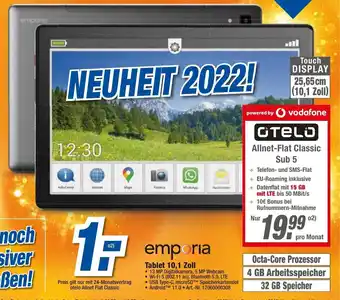 expert Techno Land emporia Tablet 10,1 Zoll Angebot