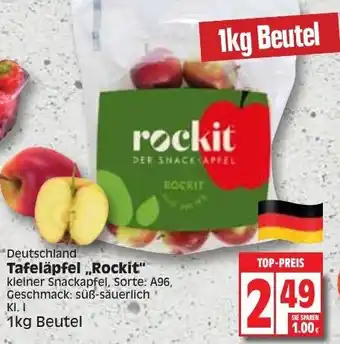 Edeka Tafeläpfel Rockit 1kg Beutel Angebot