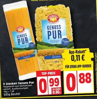 Edeka 3 Glocken Genuss Pur 500g Btl. Angebot