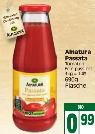 Edeka Alnatura Passata 690g Angebot