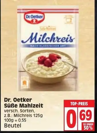 Edeka Dr. Oetker Süße Mahlzeit Angebot