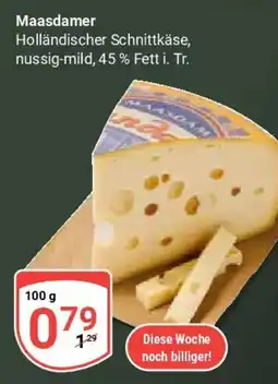 Globus Maasdammer Holländischer Schnittkäse Angebot