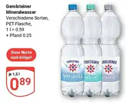 Globus Geralsteiner Mineralwasser Angebot