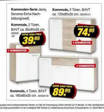 Möbel AS Kommoden-serie, Kommode Angebot