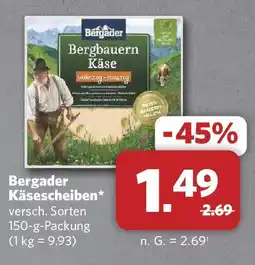Combi Bergader Käsescheiben Angebot