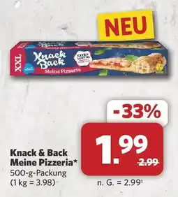 Combi Knack & Back Meine Pizzeria Angebot