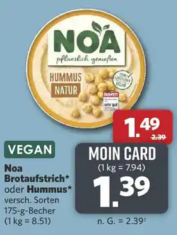 Combi Noa Brotaufstrich oder Hummus Angebot