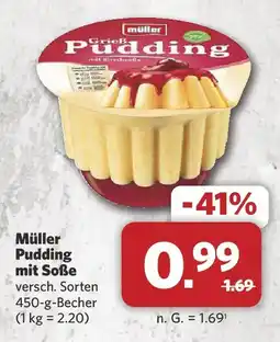 Combi Müller Pudding mit Soße Angebot