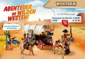 Playmobil Planwagen Mit überfall 5248 Angebot