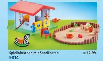 Playmobil Spielhäuschen Mit Sandkasten 9814 Angebot