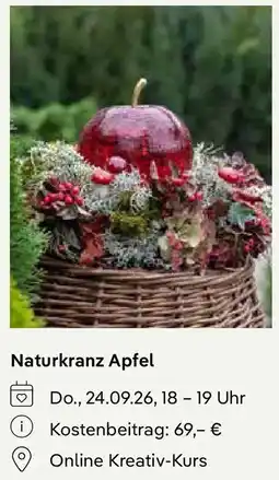 Pflanzen Kölle Naturkranz Apfel Angebot