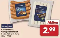 Combi KÜSTEN GOLD Krakauer oder Geflügelbratwurst Angebot