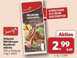 Combi Jeden Tag Original Nürnberger Rostbratwürste Angebot