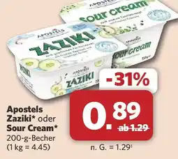 Combi Apostels Zaziki oder Sour Cream Angebot