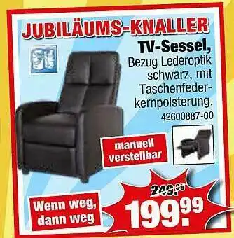 SB Lagerkauf Tv-sessel Angebot