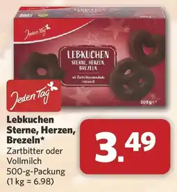 Combi Jeden Tag Lebkuchen Sterne, Herzen, Brezeln Angebot