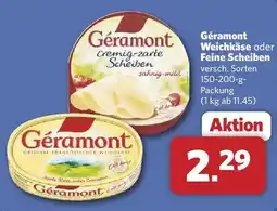 Combi Géramont Weichkäse oder Feine Scheiben Angebot
